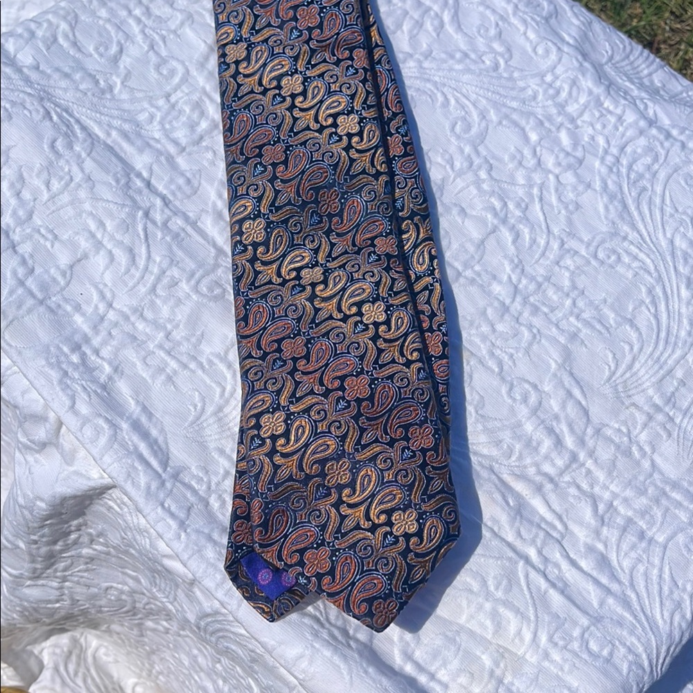 Ted Baker London Multicolor Paisley Silk Tie